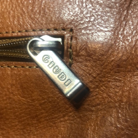 Bohemian Brown genuine leather fall Italy Giudi purse